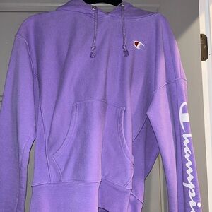 Purple Champion Hoodie!